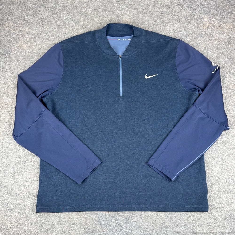 Nike‎ Tiger Woods Collection Tech Sweater 1/2 Zip Pullover Victory Ranch Mens XL